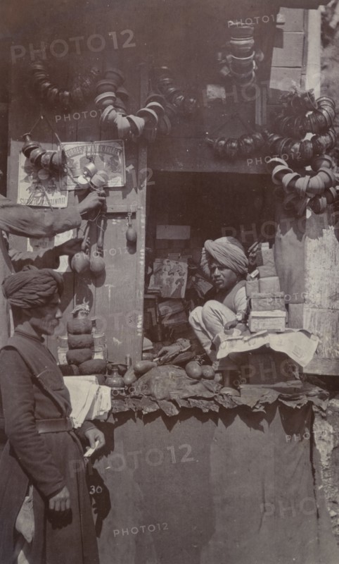 Roadside stall at Mussoorie bazaar