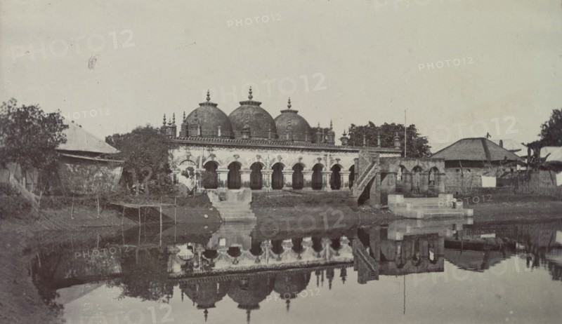 Waterside temple, India