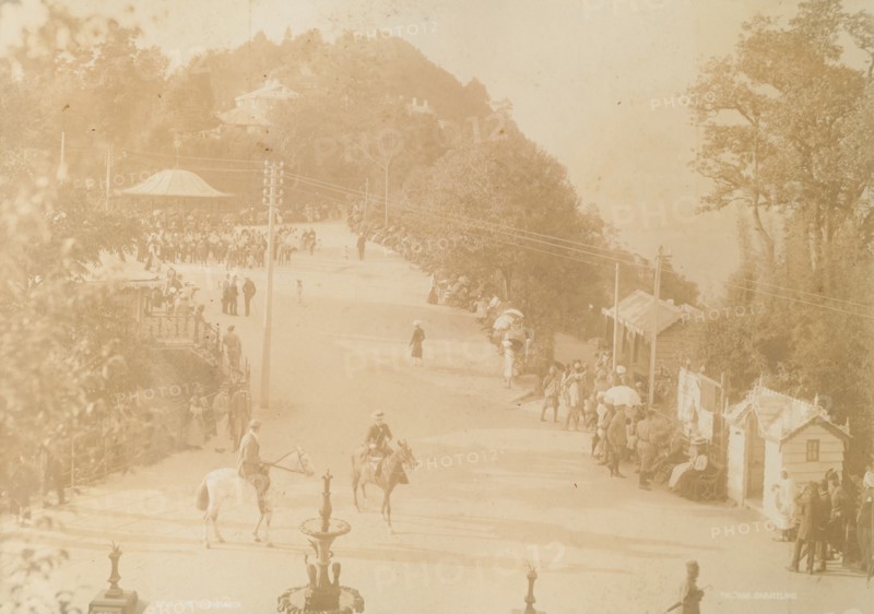 View of central Darjeeling