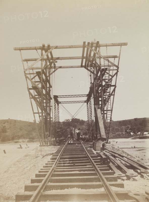 Bridge under construction, Jamaica