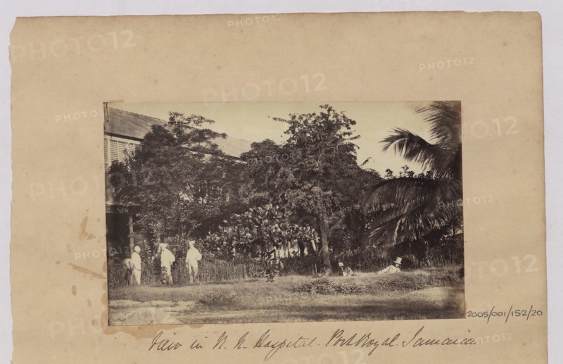 View of hospital, Port Royal, Jamaica