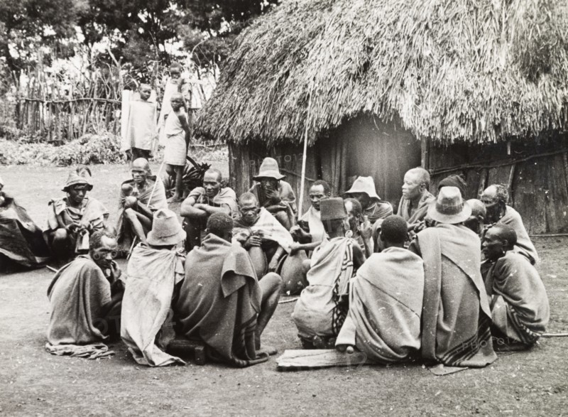 A meeting of Kikuyu elders