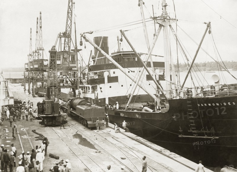 Steam locomotive, Mombasa Docks