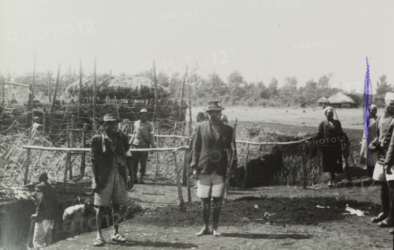 Home Guards at a Kikuyu security village