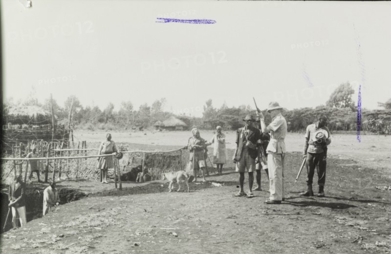 Home Guards at a Kikuyu security village