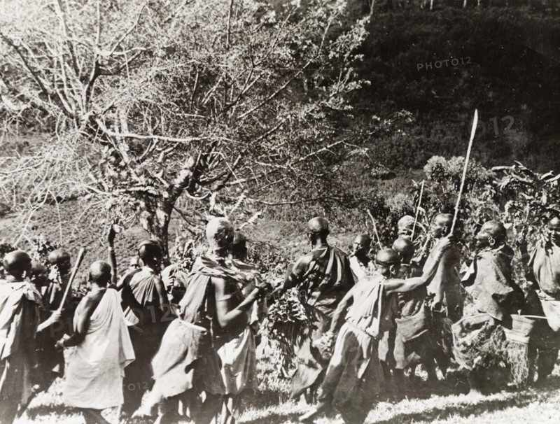Kikuyu ritual circumcision dance