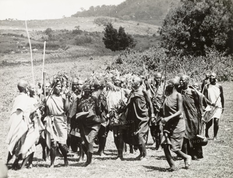 Kikuyu ritual circumcision dance