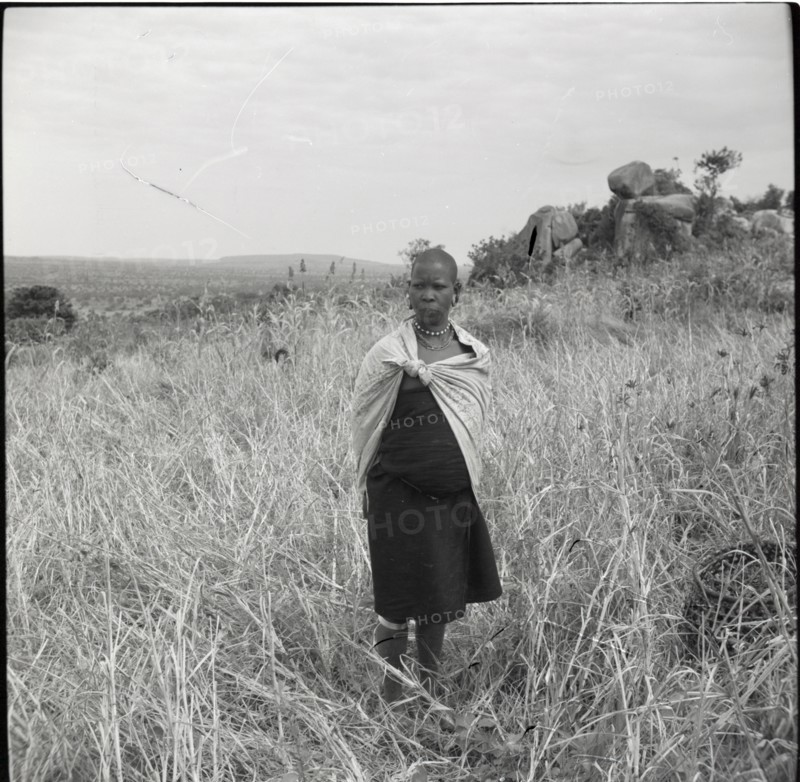 Woman in field