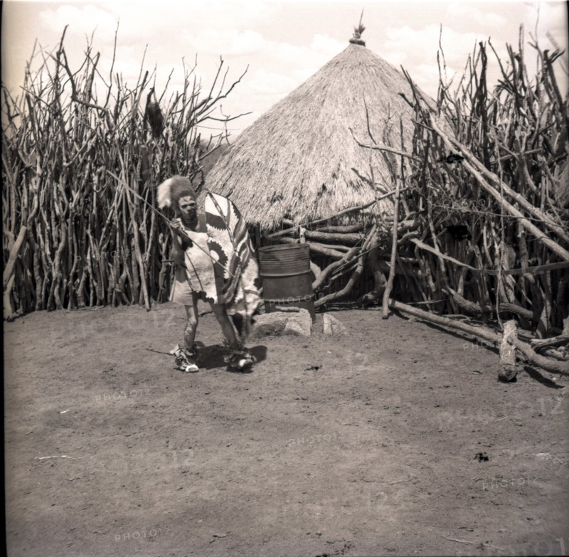 Youth with shield