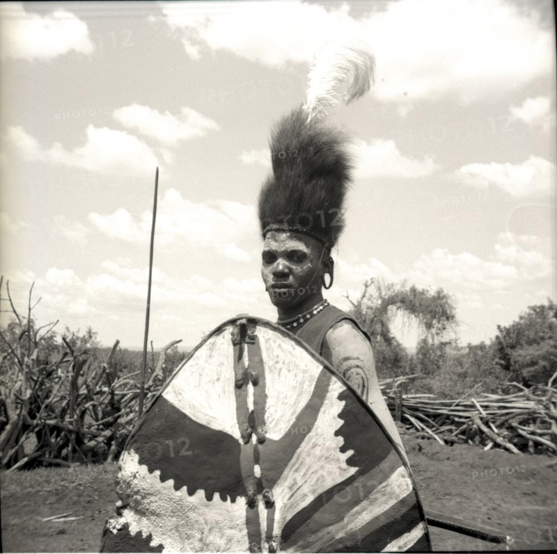 Youth with shield