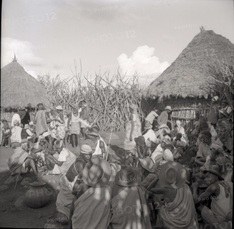 Youths eating