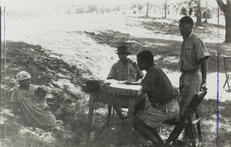 Questioning a Mau Mau suspect