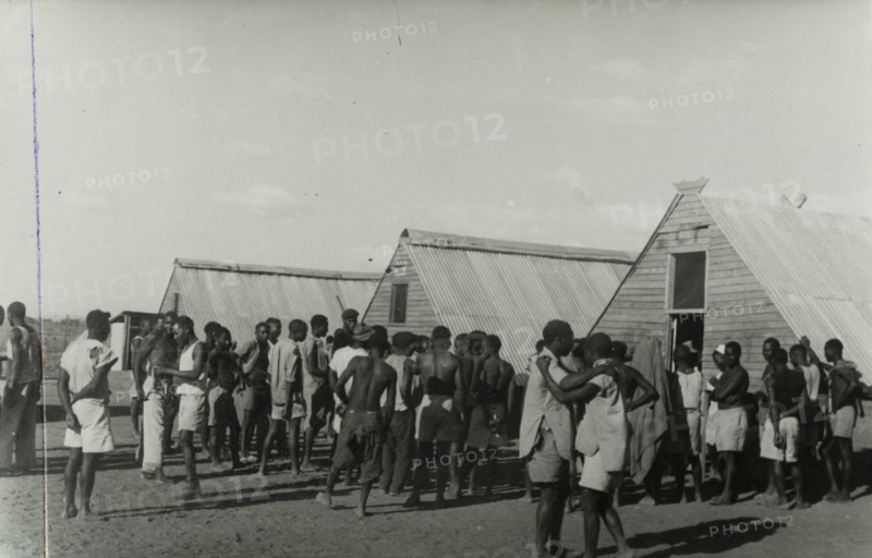 Home Guards at their living quarters