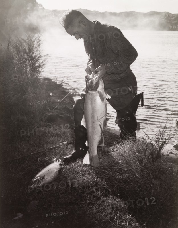 Trout fishing at Rotorua