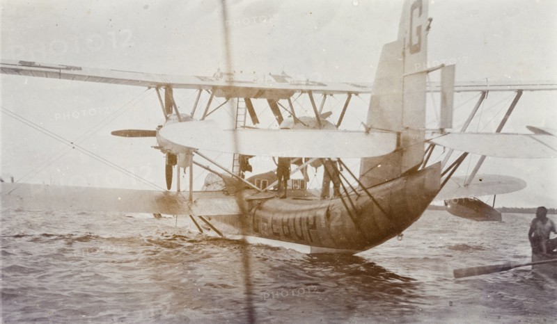Flying boat called Singapore in Lagos harbour