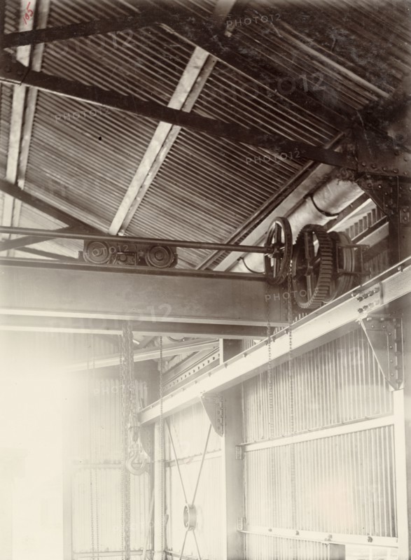 Machinery in Running Shed at [Cline] Town, Sierra Leone
