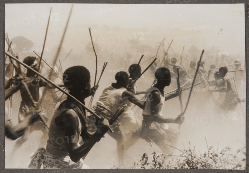 Fighting with sticks