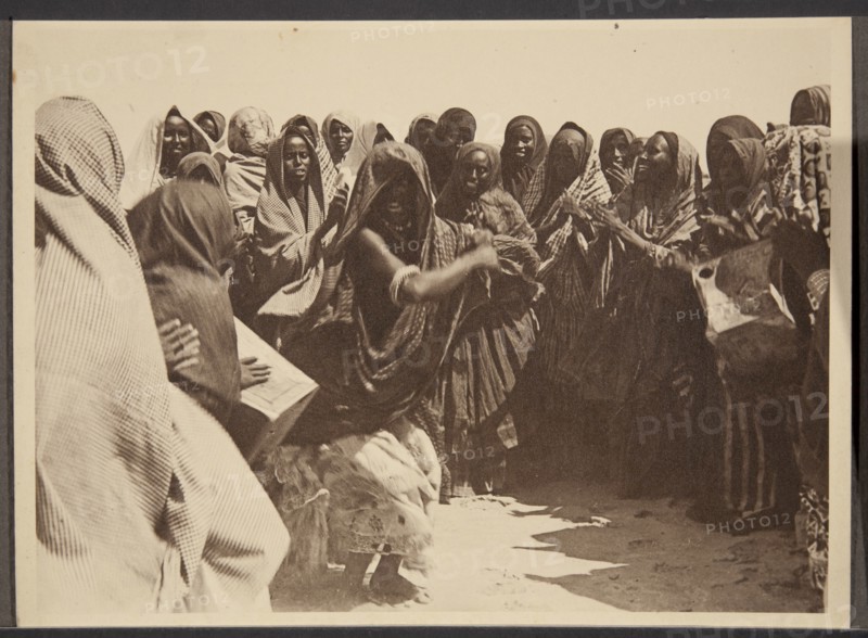 Somali women performing a dance