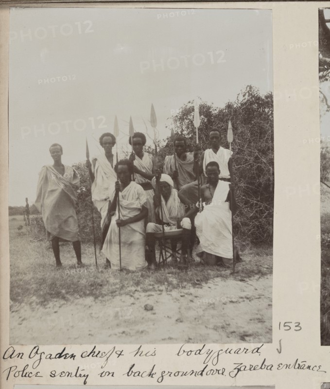 An Ogaden chief and his bodyguard