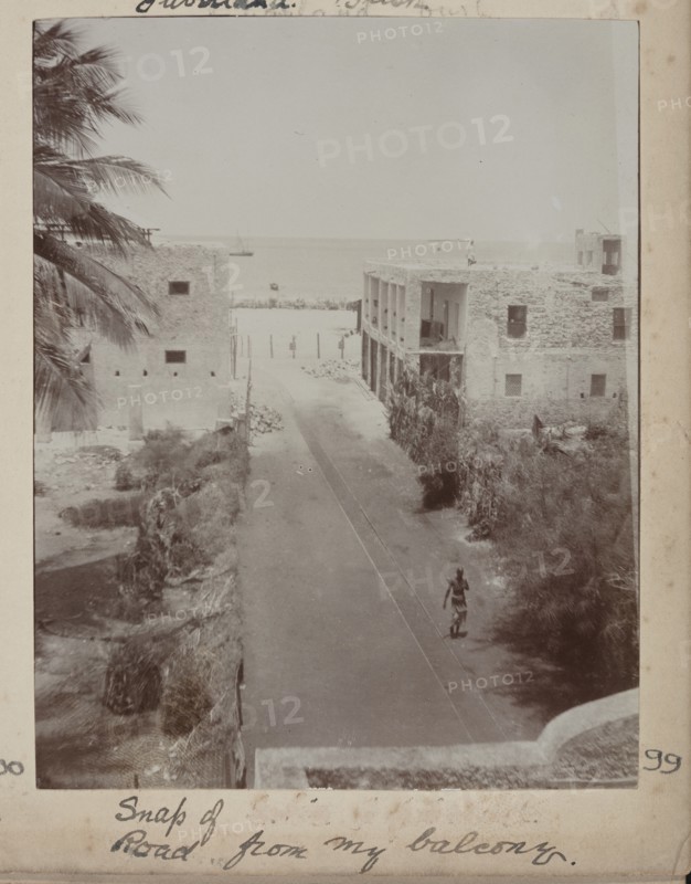 Street scene taken from balcony