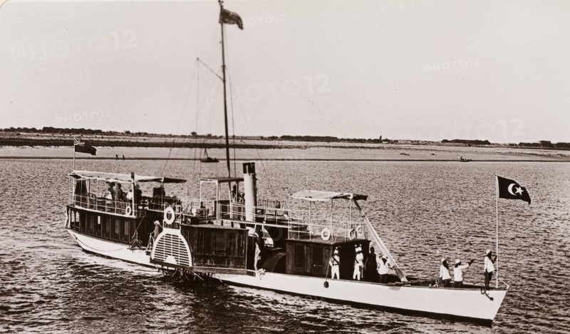 Governor's boat, called the Elfin on the Blue Nile