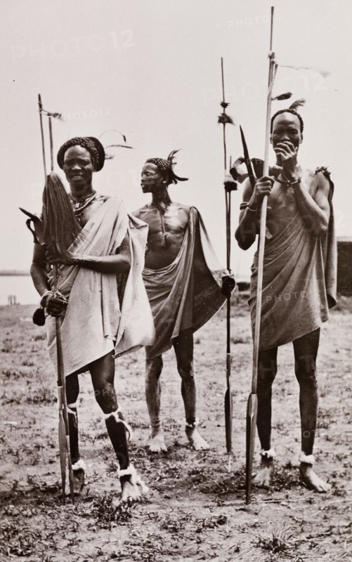 Group of Shilluks, Upper Nile