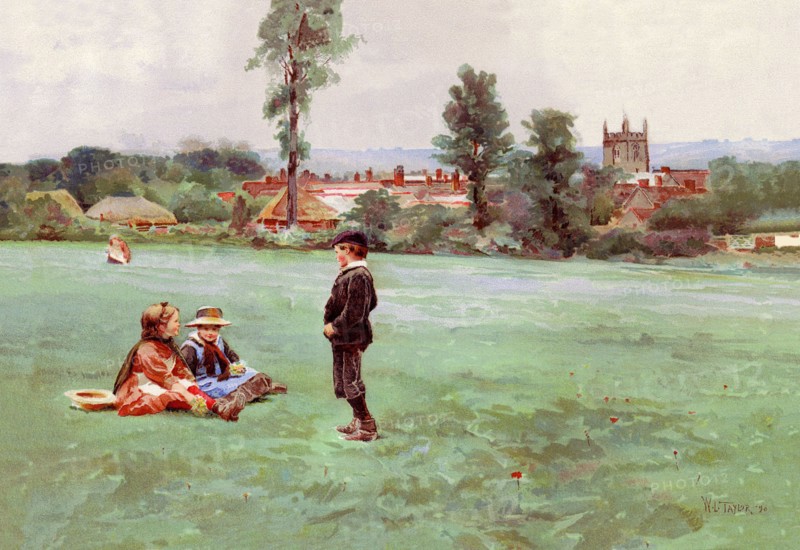At Henley-in-Arden 1890