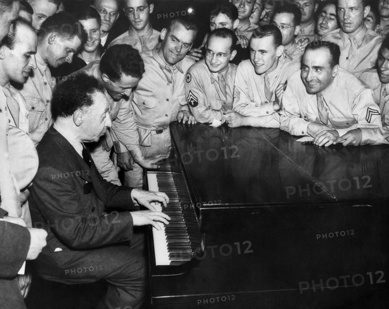 Pianist Arthur Rubinstein
