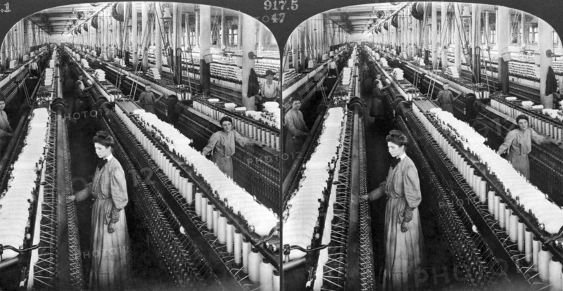 Girls Spinning Cotton