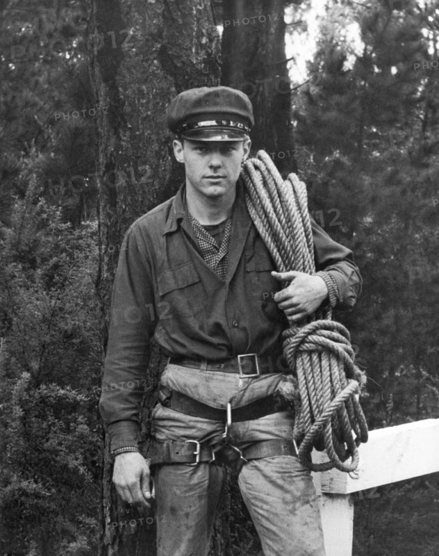 Man In Climbing Gear