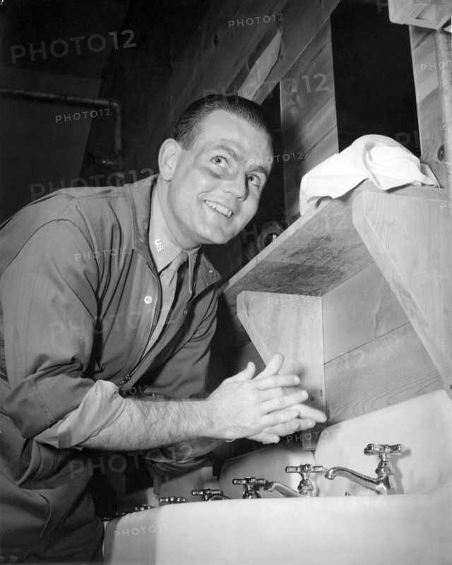 A Man Washing His Hands
