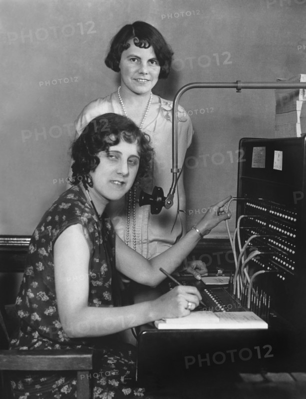 Two Telephone Operators