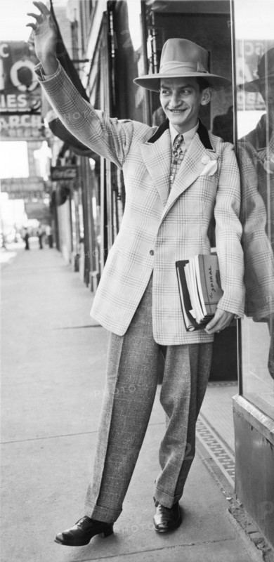 A Man Wearing A Zoot-Suit