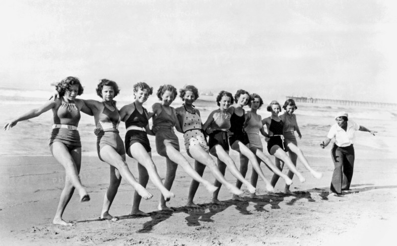 Fair Maidens Beach Dancing