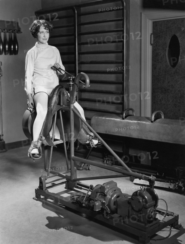Actress On A Mechanical Horse