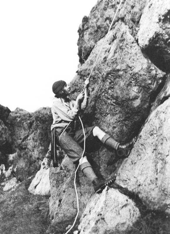 Woman Climbing In Zion