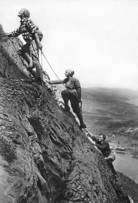 Mountain Climbing In Glacier