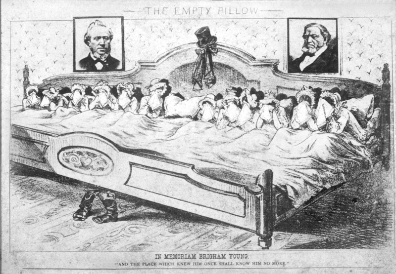 Brigham Young Wives Cartoon