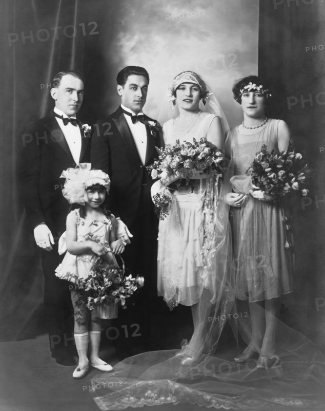 Portrait Of A Wedding Party