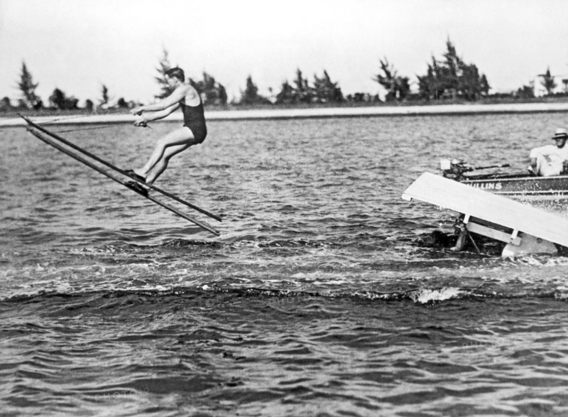 Snow Skis On Water