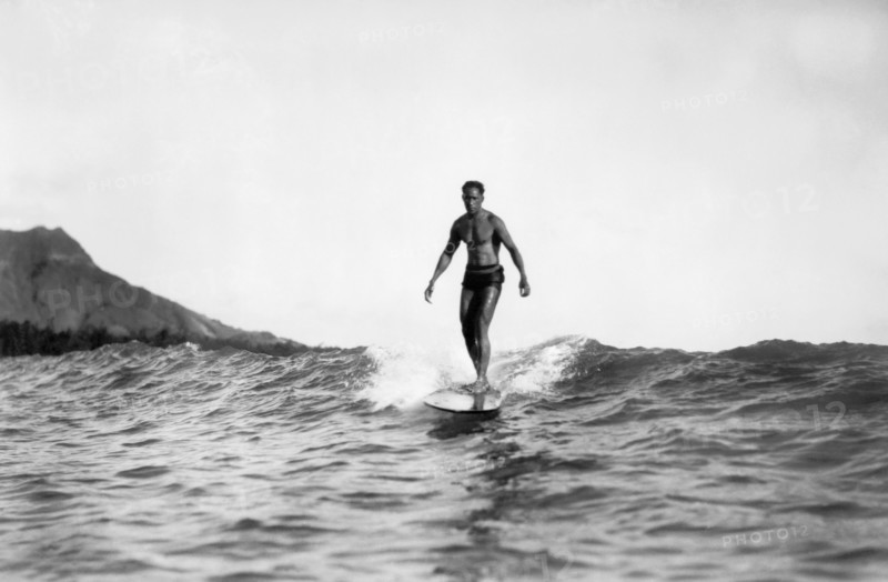 Surfing At Waikiki Beach