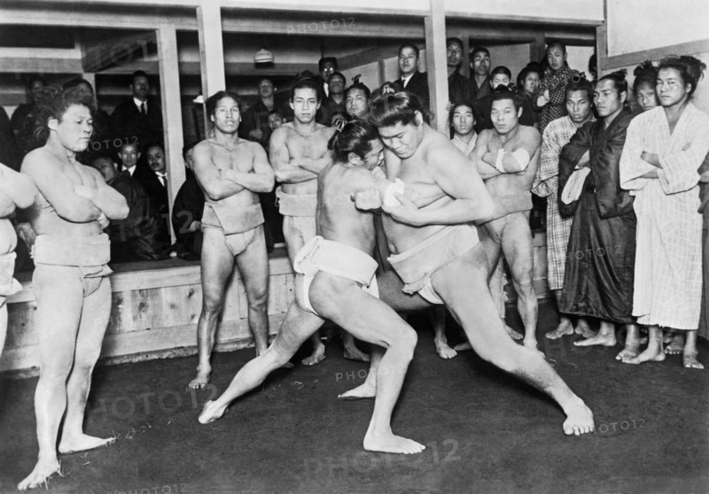 Japanese Sumo Wrestlers
