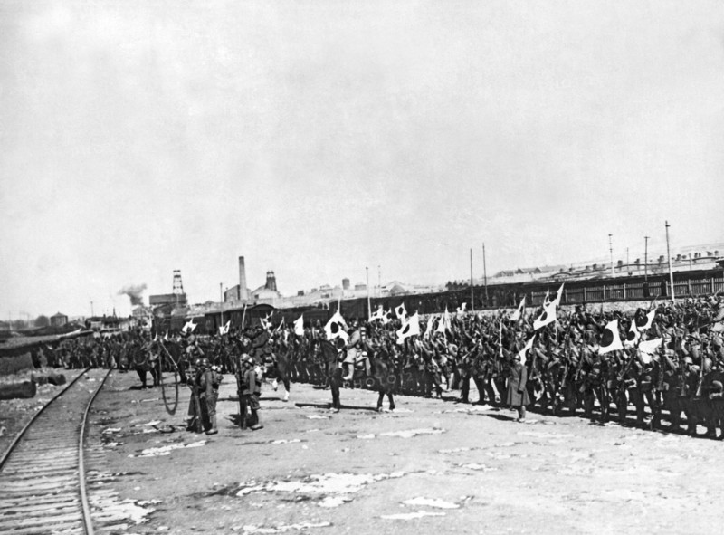 Japanese Troops In Manchuria