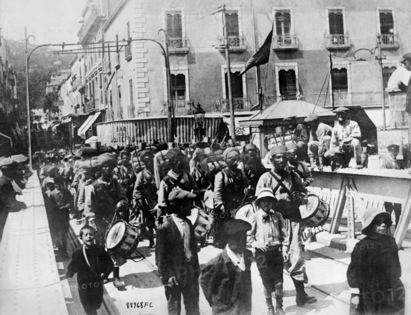 Moroccan Troops To The Front
