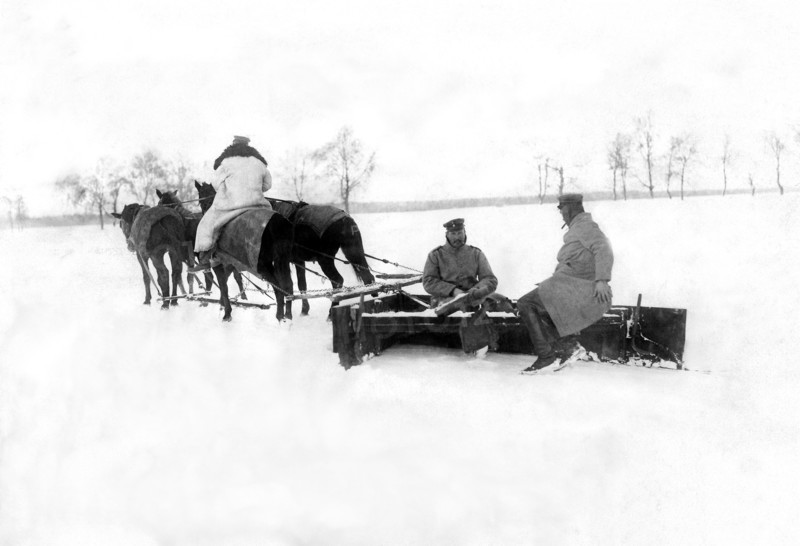Horse Drawn Snow Plow