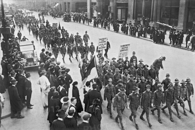 Scouts In Liberty Loan Drive