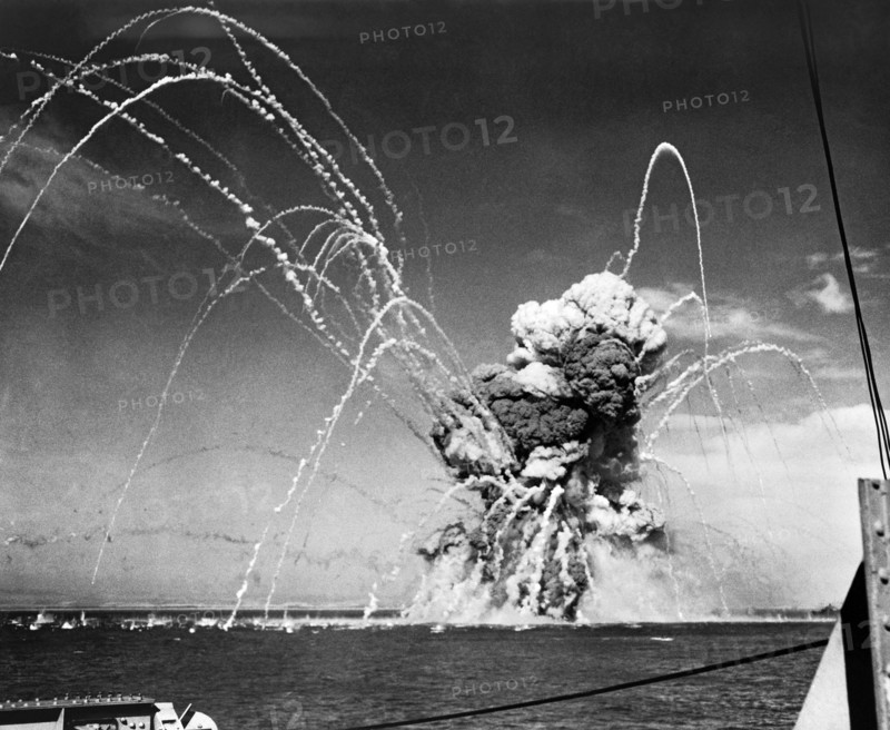 American Cargo Ship Explodes