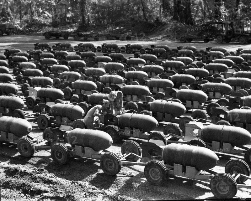 Bombs At Bougainville Island