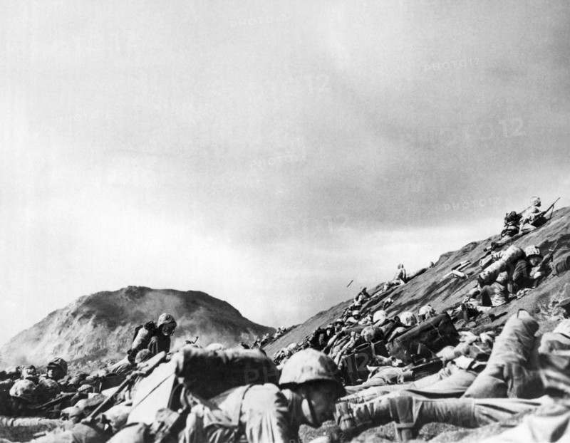 Marines Land On Iwo Jima