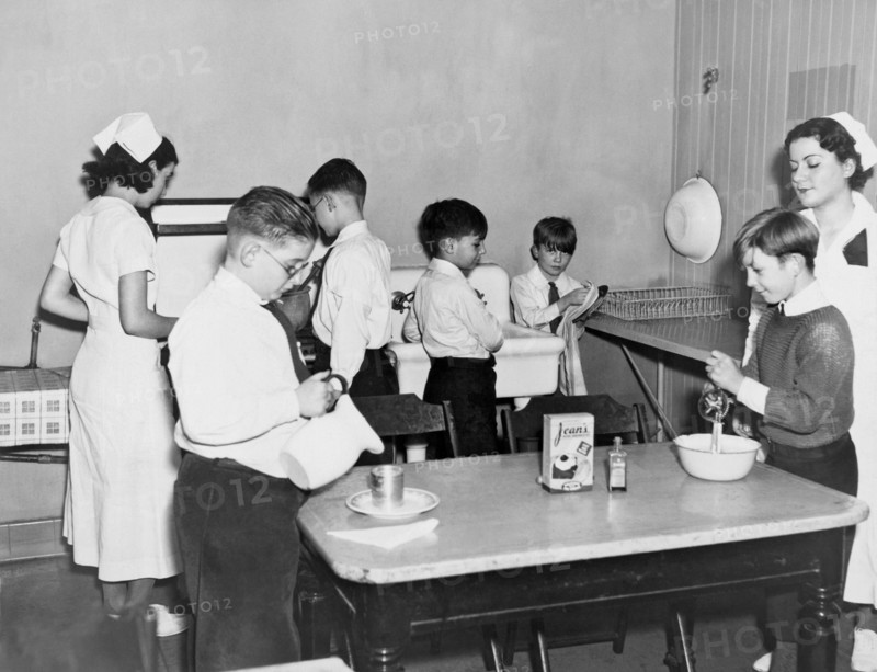 Boys Practice Cooking